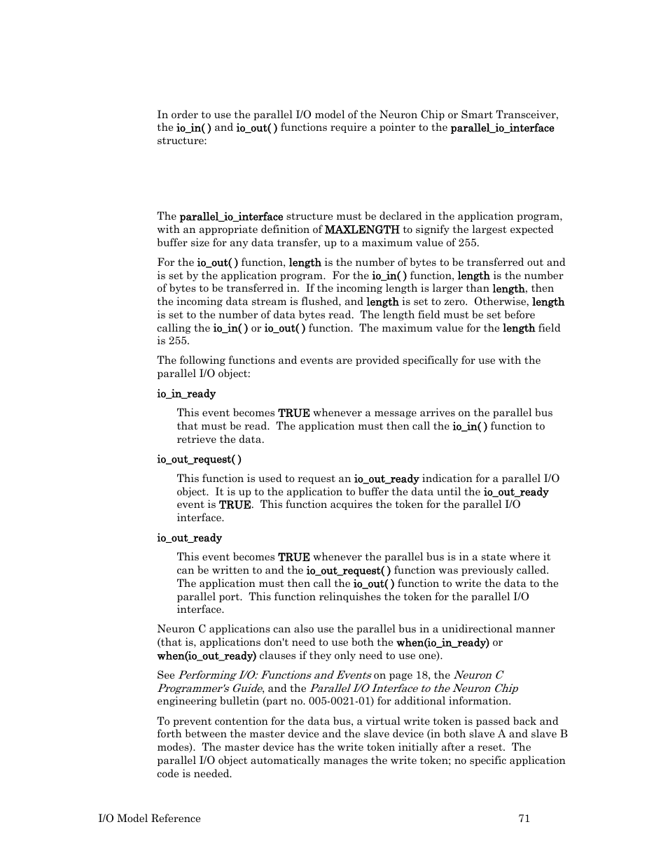 Neuron c resources | Echelon I/O Model Reference for Smart Transceivers and Neuron Chips User Manual | Page 81 / 209