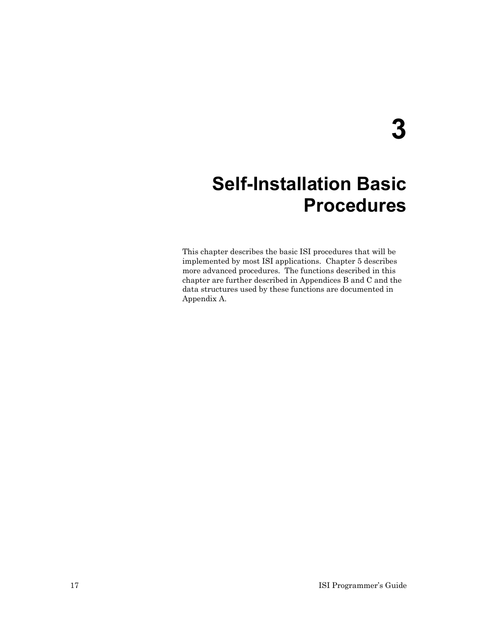 Self-installation basic procedures | Echelon ISI User Manual | Page 19 / 159