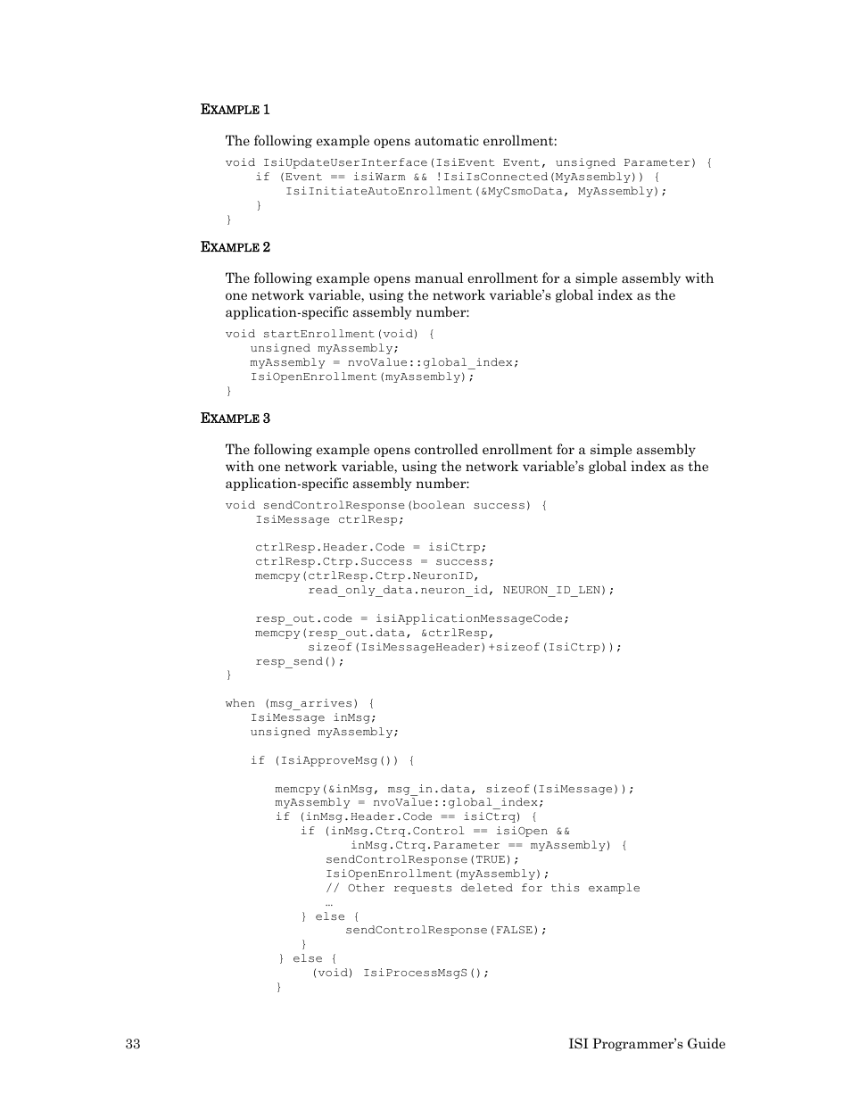 Echelon ISI User Manual | Page 35 / 159