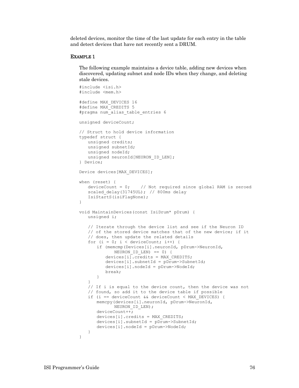 Echelon ISI User Manual | Page 78 / 159