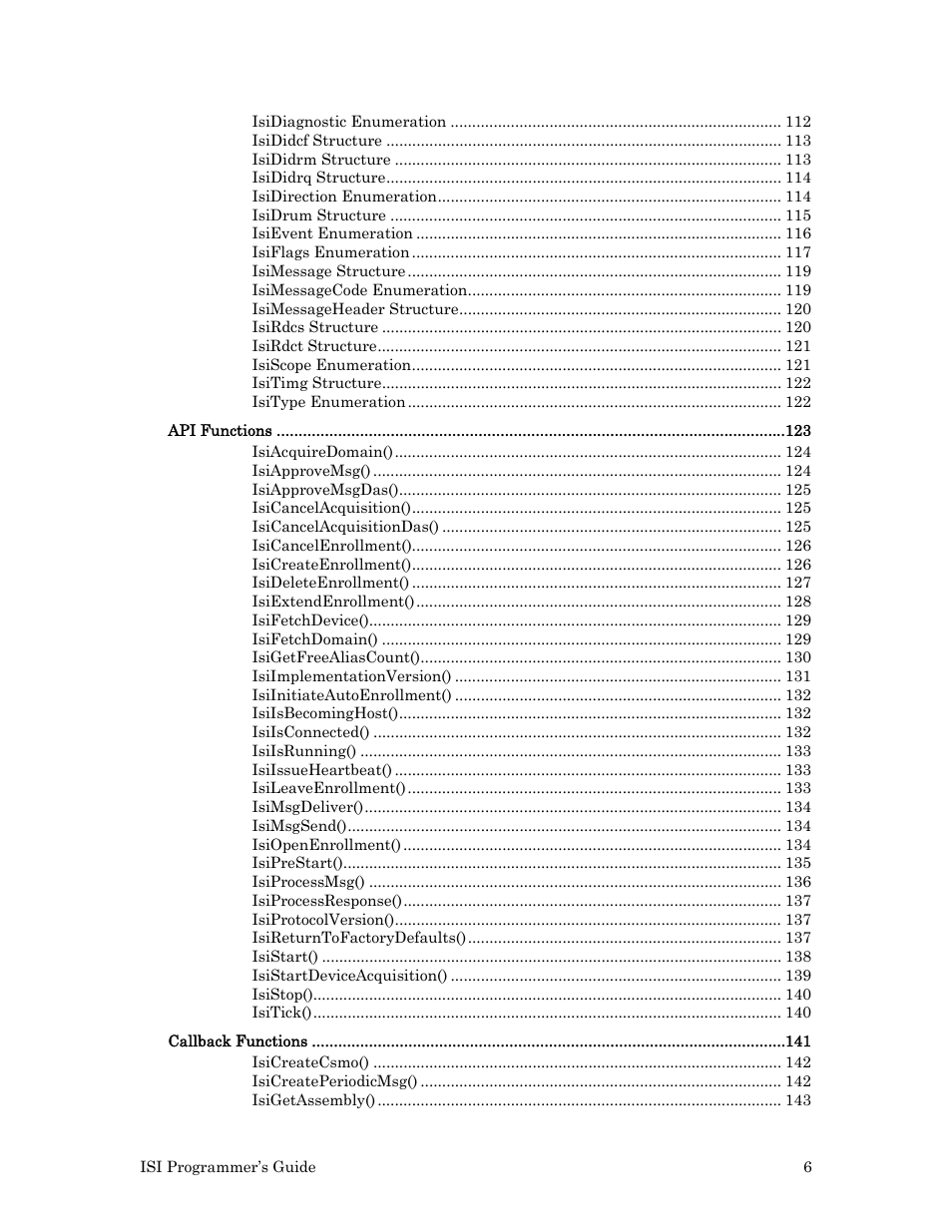 Echelon ISI User Manual | Page 8 / 159