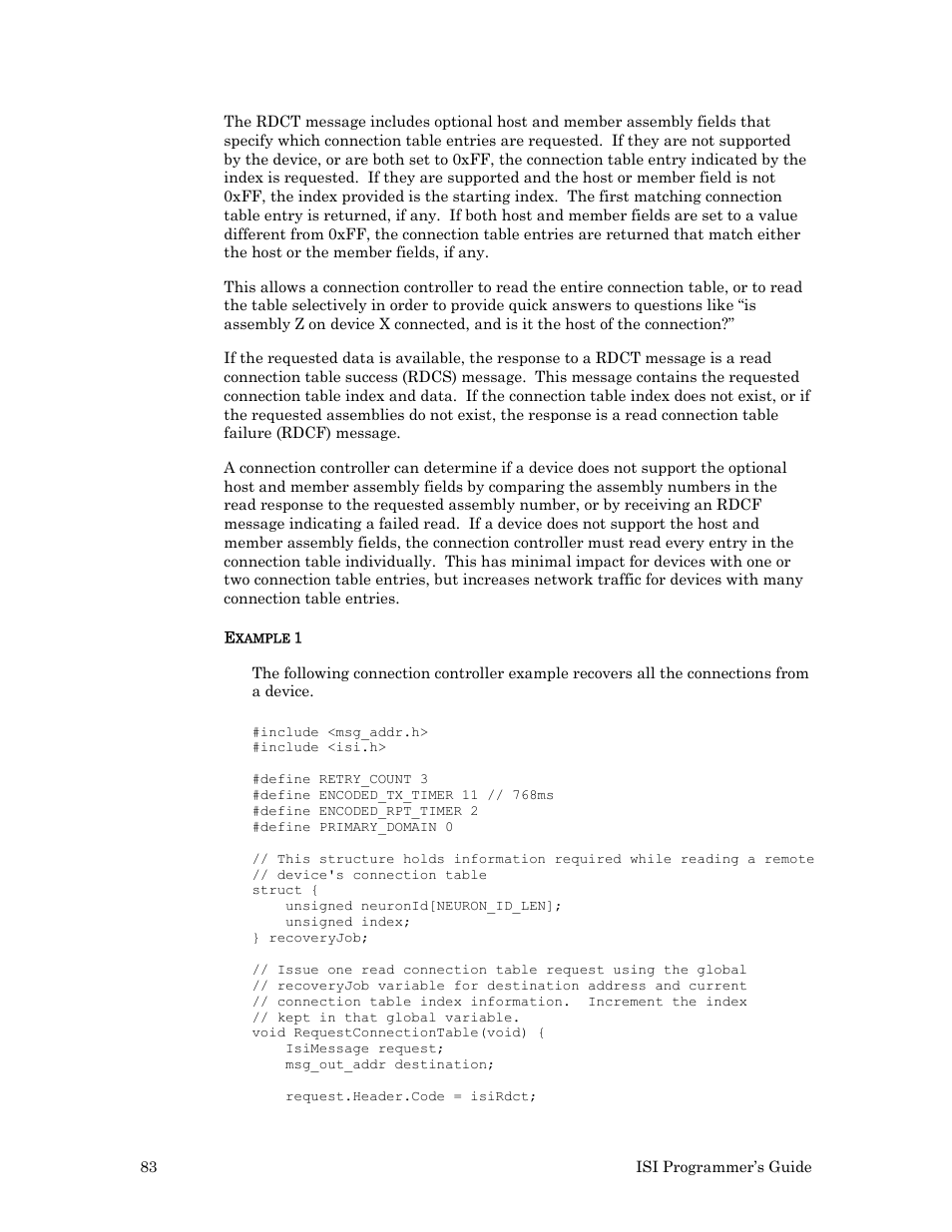 Echelon ISI User Manual | Page 85 / 159