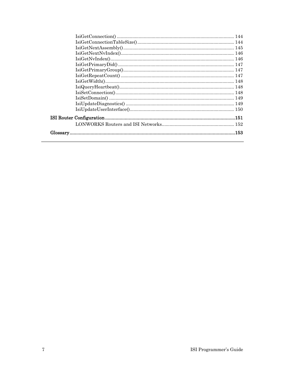 Echelon ISI User Manual | Page 9 / 159