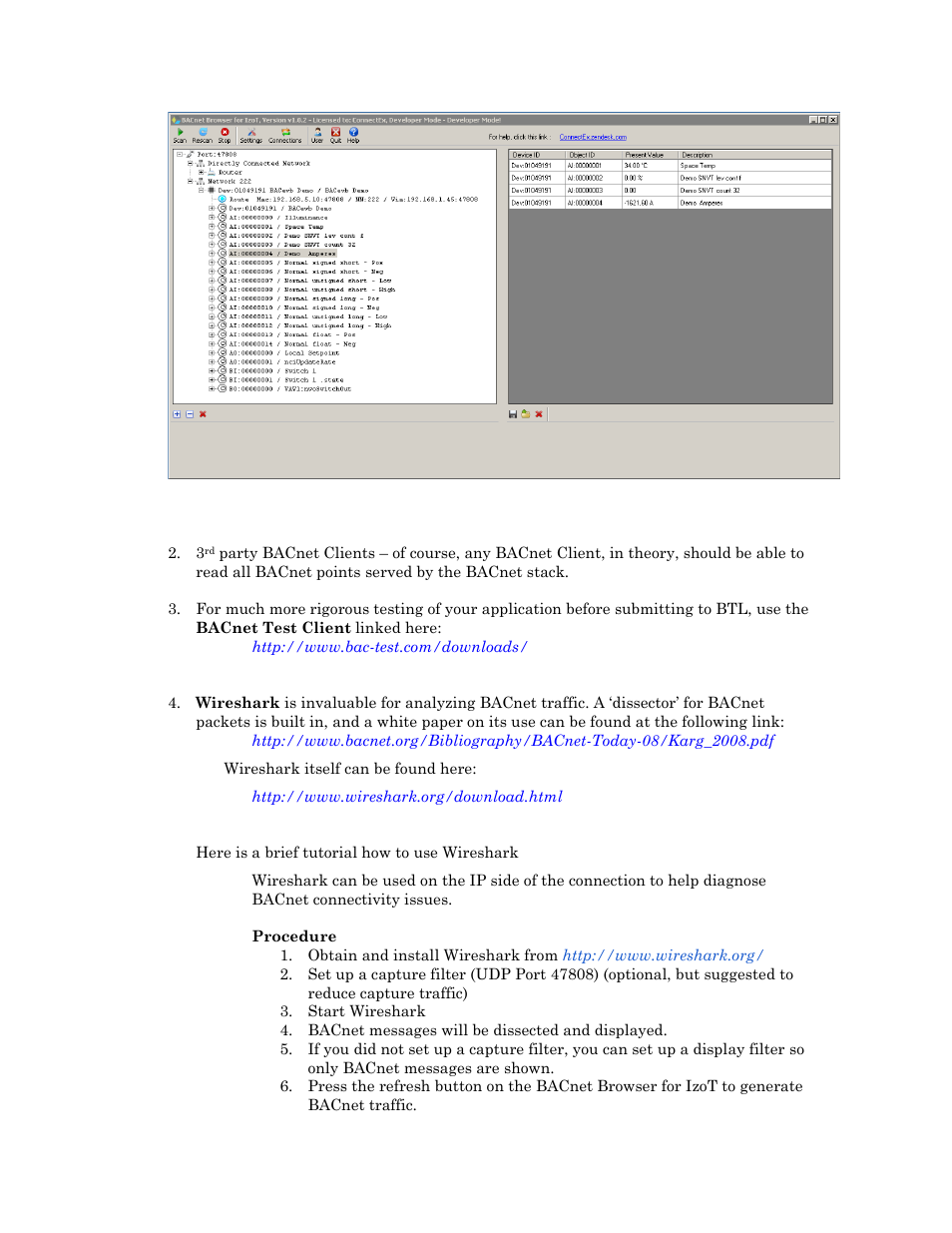 Echelon IzoT BACnet Developes User Manual | Page 19 / 32