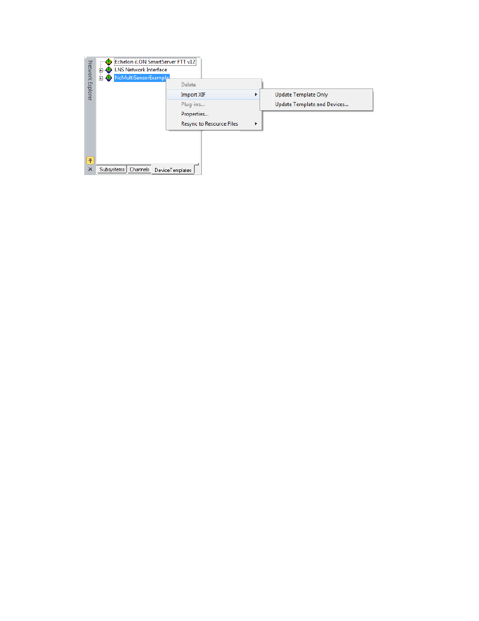 Editing device template properties | Echelon IzoT Commissioning Tool User Manual | Page 151 / 395