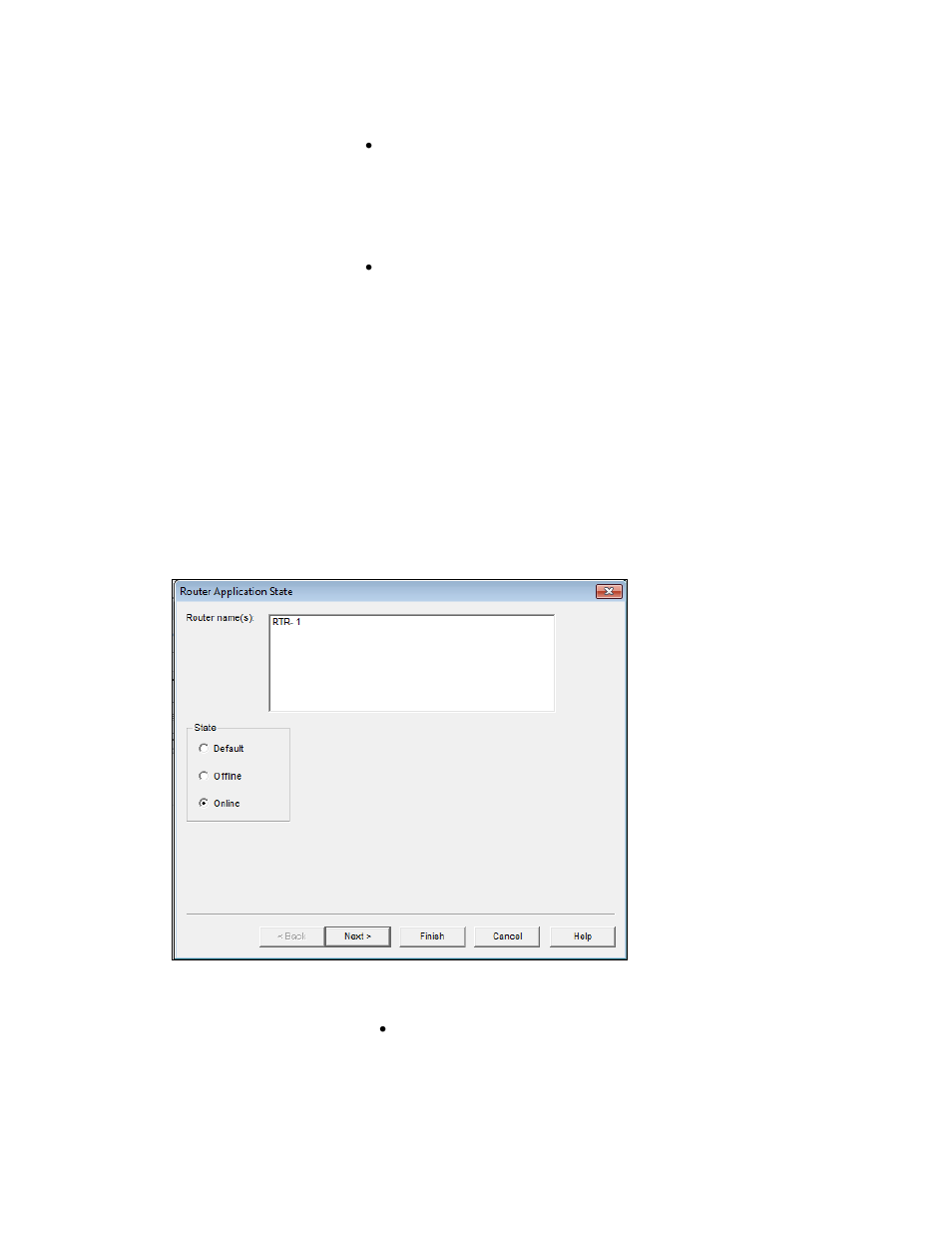 Setting the initial router state | Echelon IzoT Commissioning Tool User Manual | Page 171 / 395