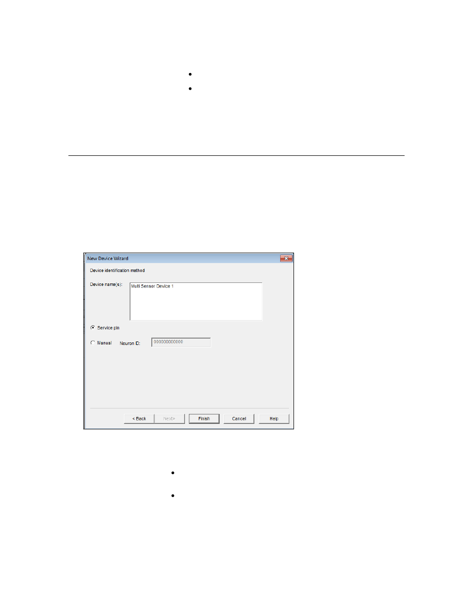 Setting the neuron id, Selecting the device identification method | Echelon IzoT Commissioning Tool User Manual | Page 172 / 395