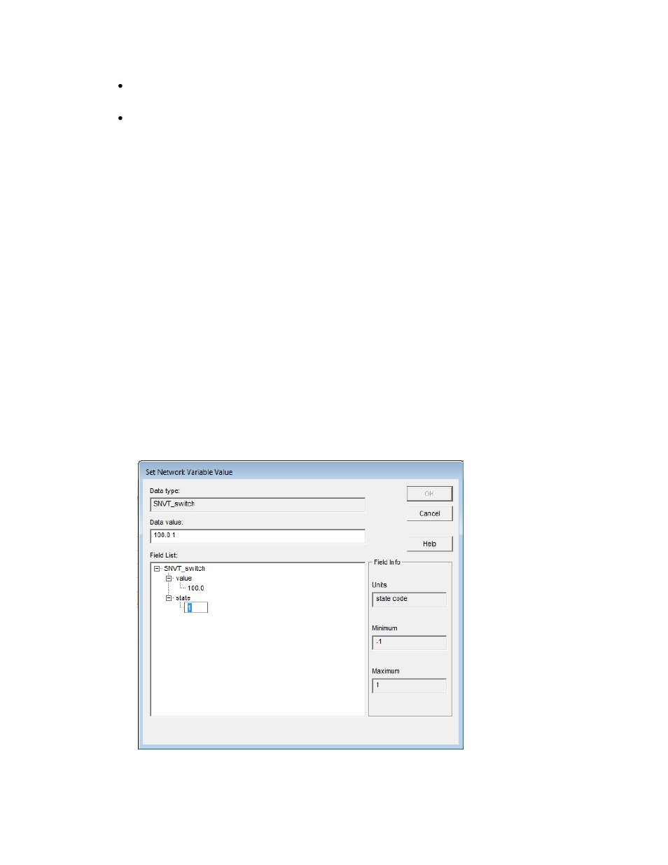 Updating a scalar data point, Updating a structured data point | Echelon IzoT Commissioning Tool User Manual | Page 204 / 395