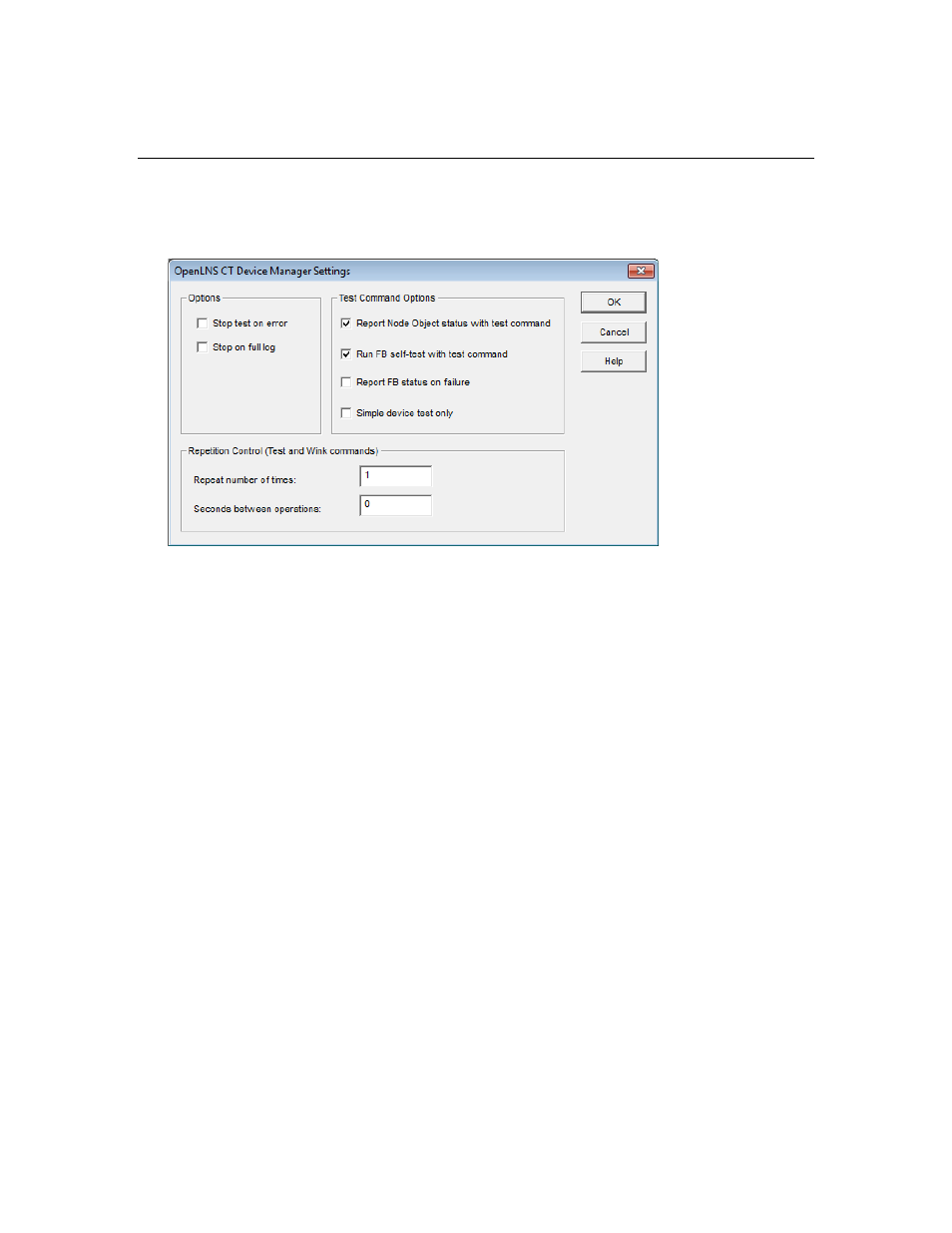 Device manager settings | Echelon IzoT Commissioning Tool User Manual | Page 277 / 395