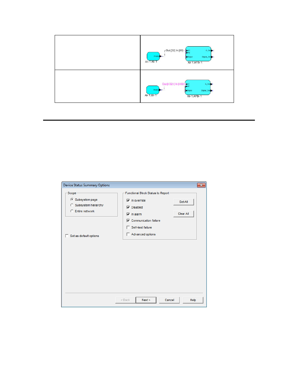 Generating a device status summary report | Echelon IzoT Commissioning Tool User Manual | Page 282 / 395