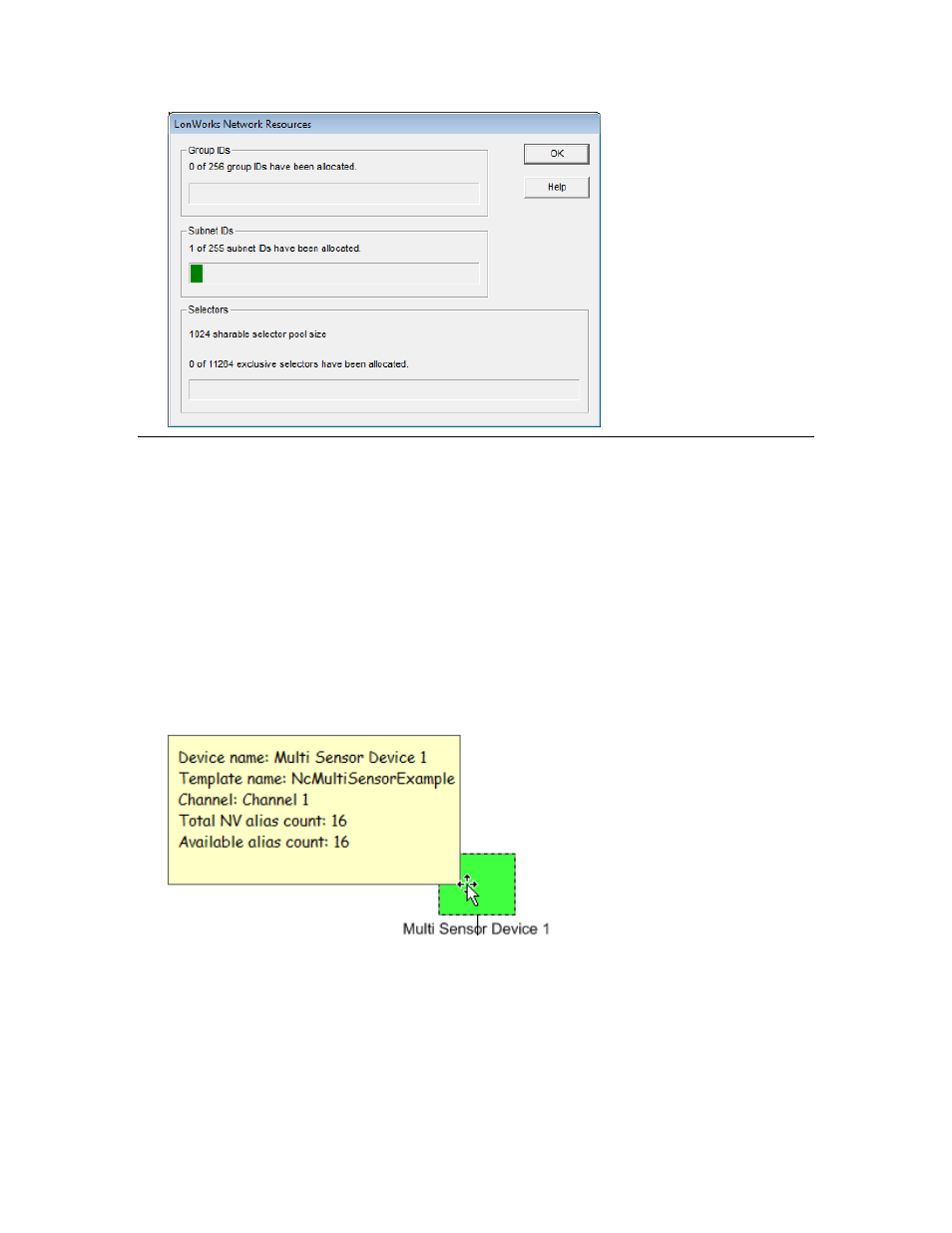 Alias table summary | Echelon IzoT Commissioning Tool User Manual | Page 286 / 395