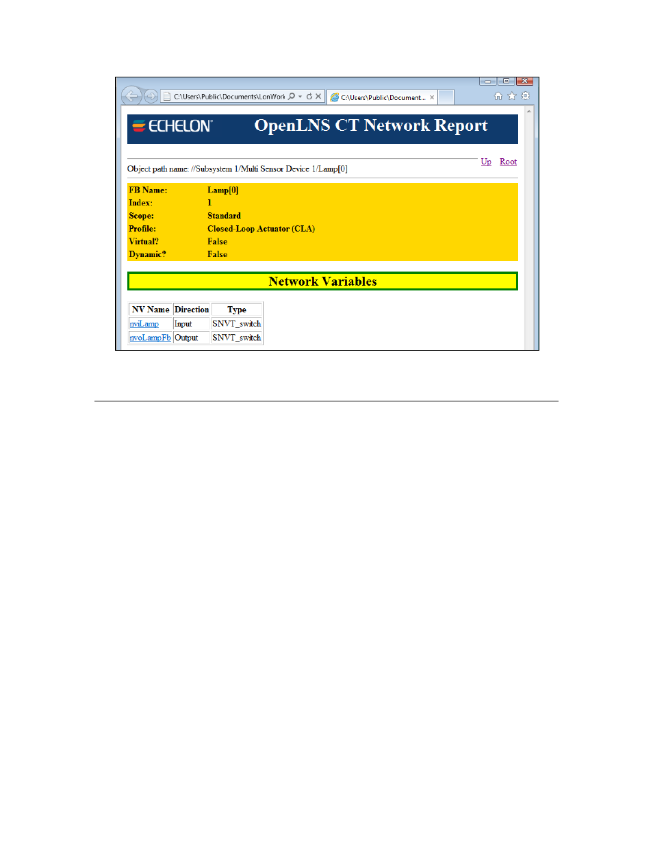 Importing a l, Orks, Network xml file | Echelon IzoT Commissioning Tool User Manual | Page 295 / 395