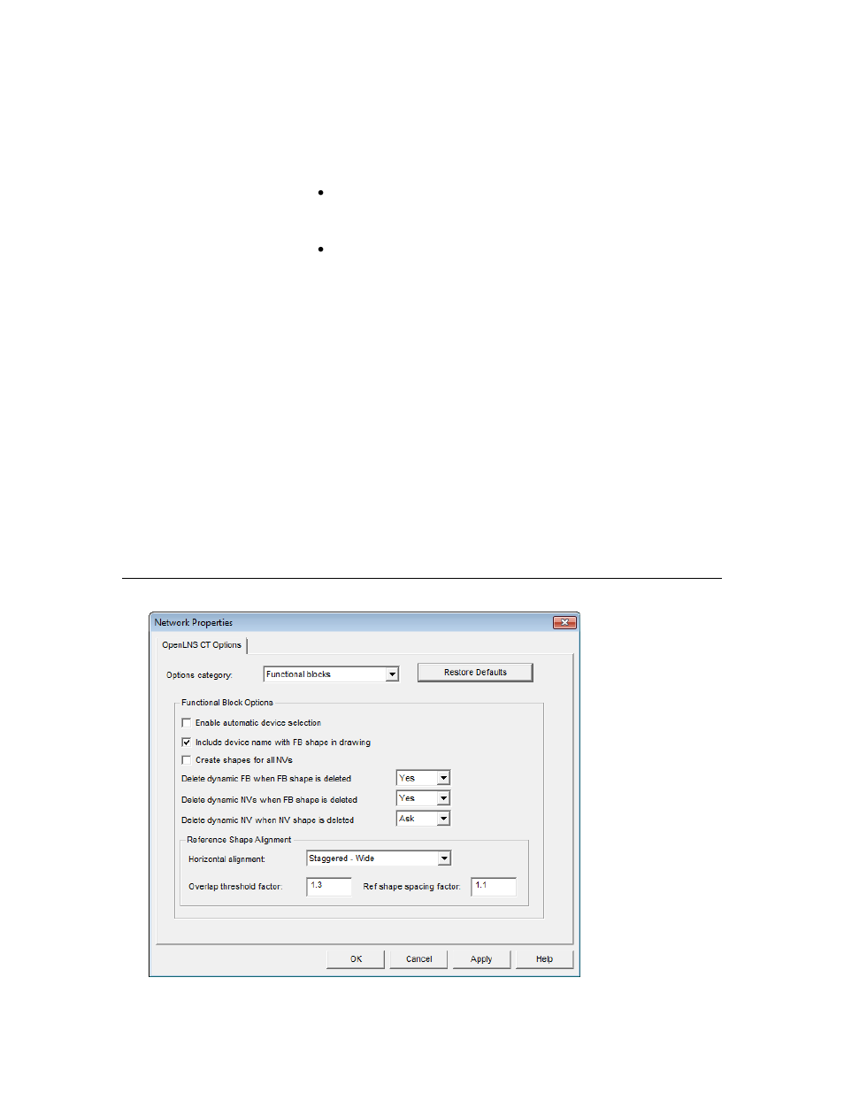 Functional block options | Echelon IzoT Commissioning Tool User Manual | Page 344 / 395