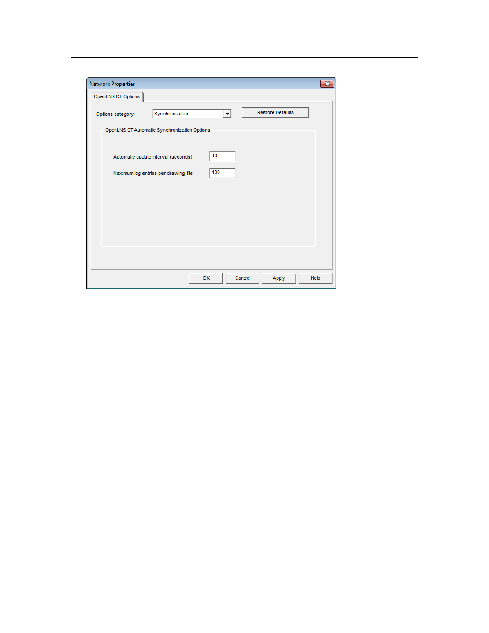 Synchronization options | Echelon IzoT Commissioning Tool User Manual | Page 361 / 395