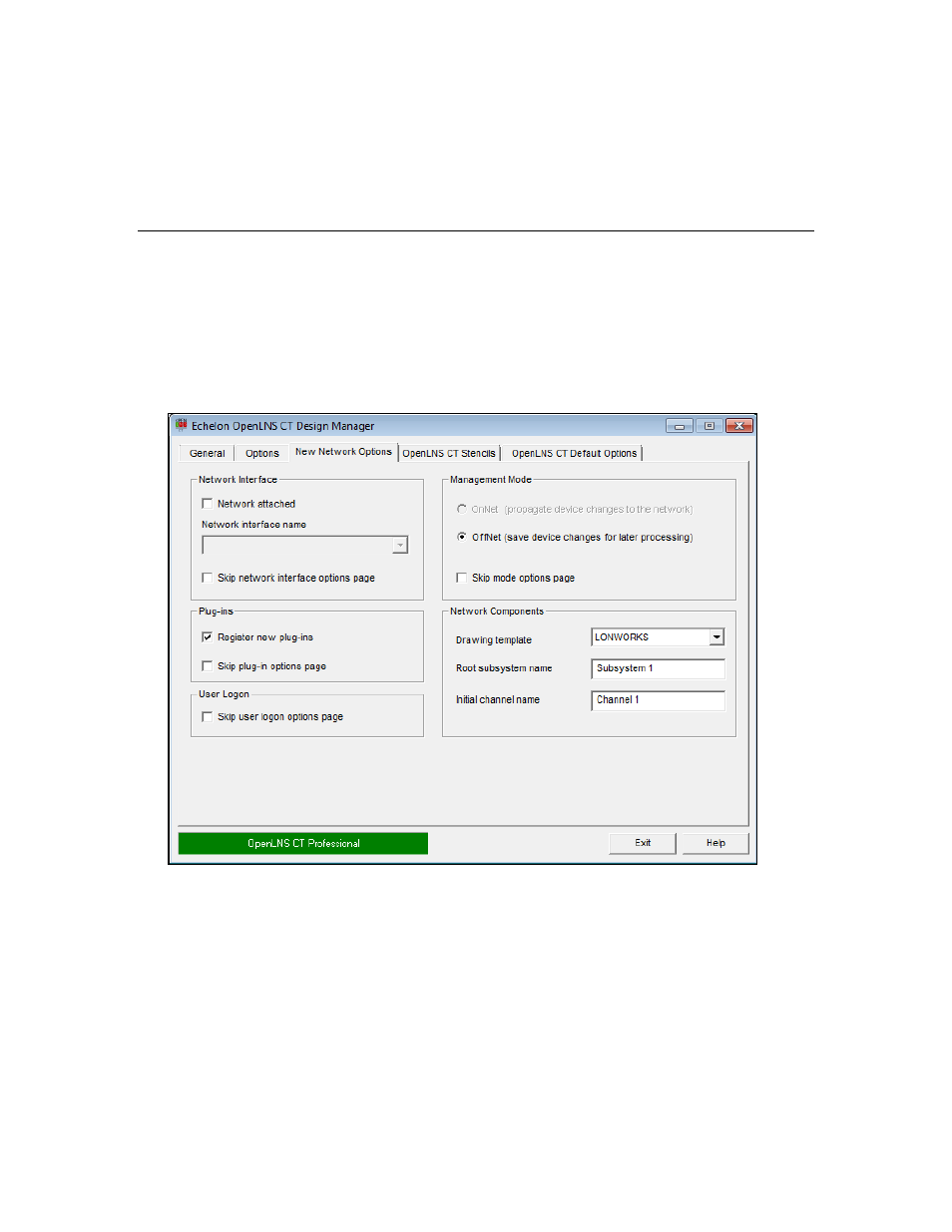 New network options | Echelon IzoT Commissioning Tool User Manual | Page 51 / 395