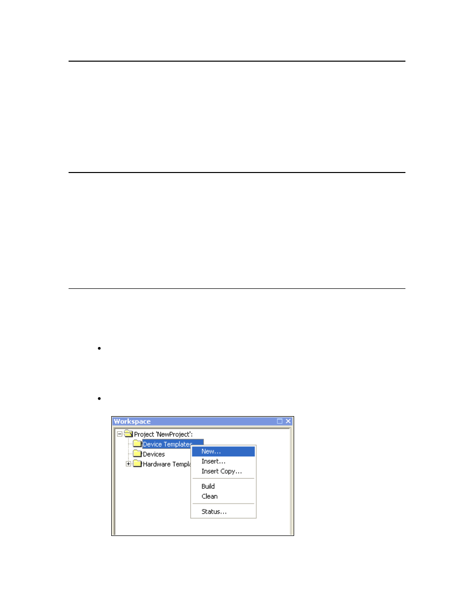 Introduction to device templates, Creating device templates, Starting the new device template wizard | Echelon IzoT NodeBuilder User Manual | Page 103 / 291