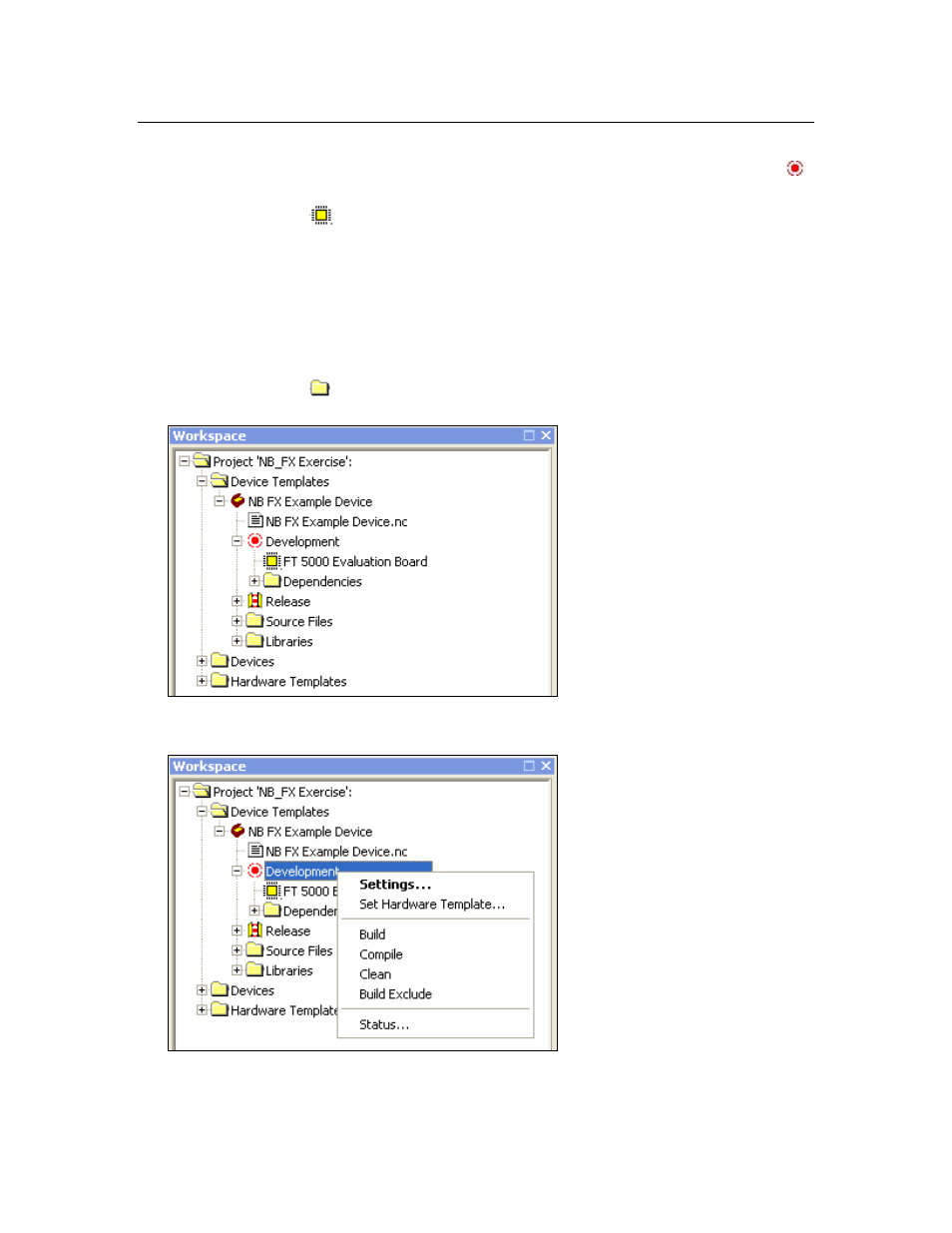 Managing development and release targets | Echelon IzoT NodeBuilder User Manual | Page 116 / 291