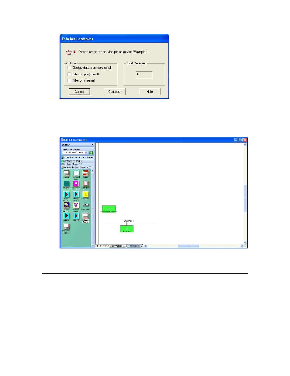 Step 6: testing the device interface | Echelon IzoT NodeBuilder User Manual | Page 60 / 291