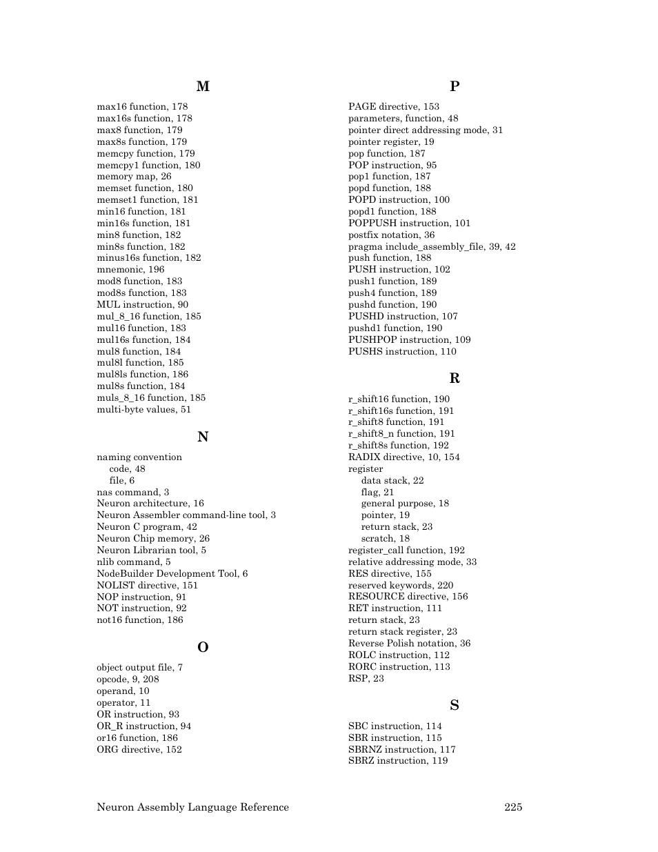 Echelon Neuron User Manual | Page 235 / 237