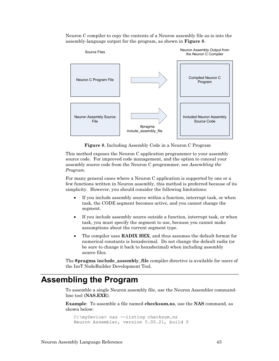 Assembling the program | Echelon Neuron User Manual | Page 53 / 237
