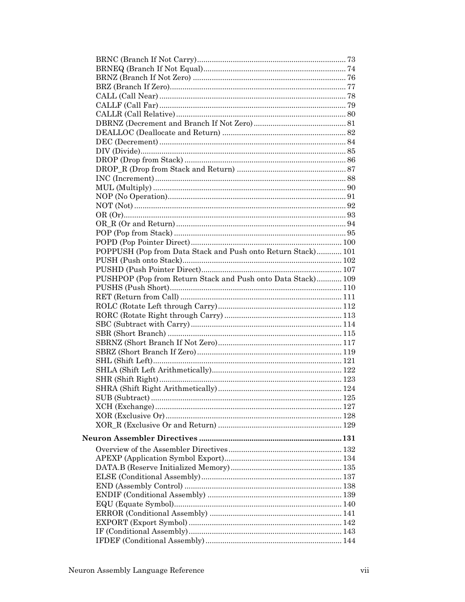Echelon Neuron User Manual | Page 7 / 237