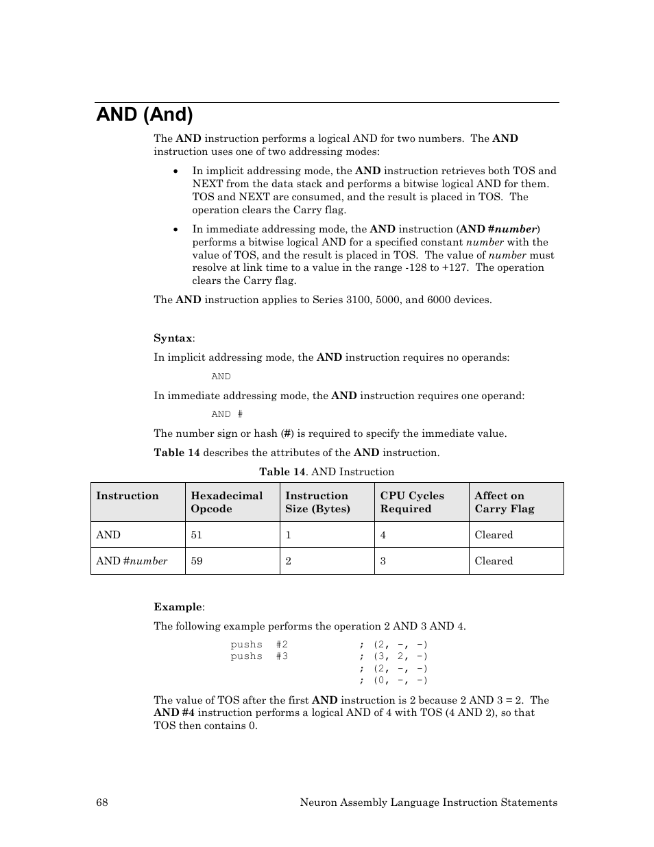 And (and) | Echelon Neuron User Manual | Page 78 / 237
