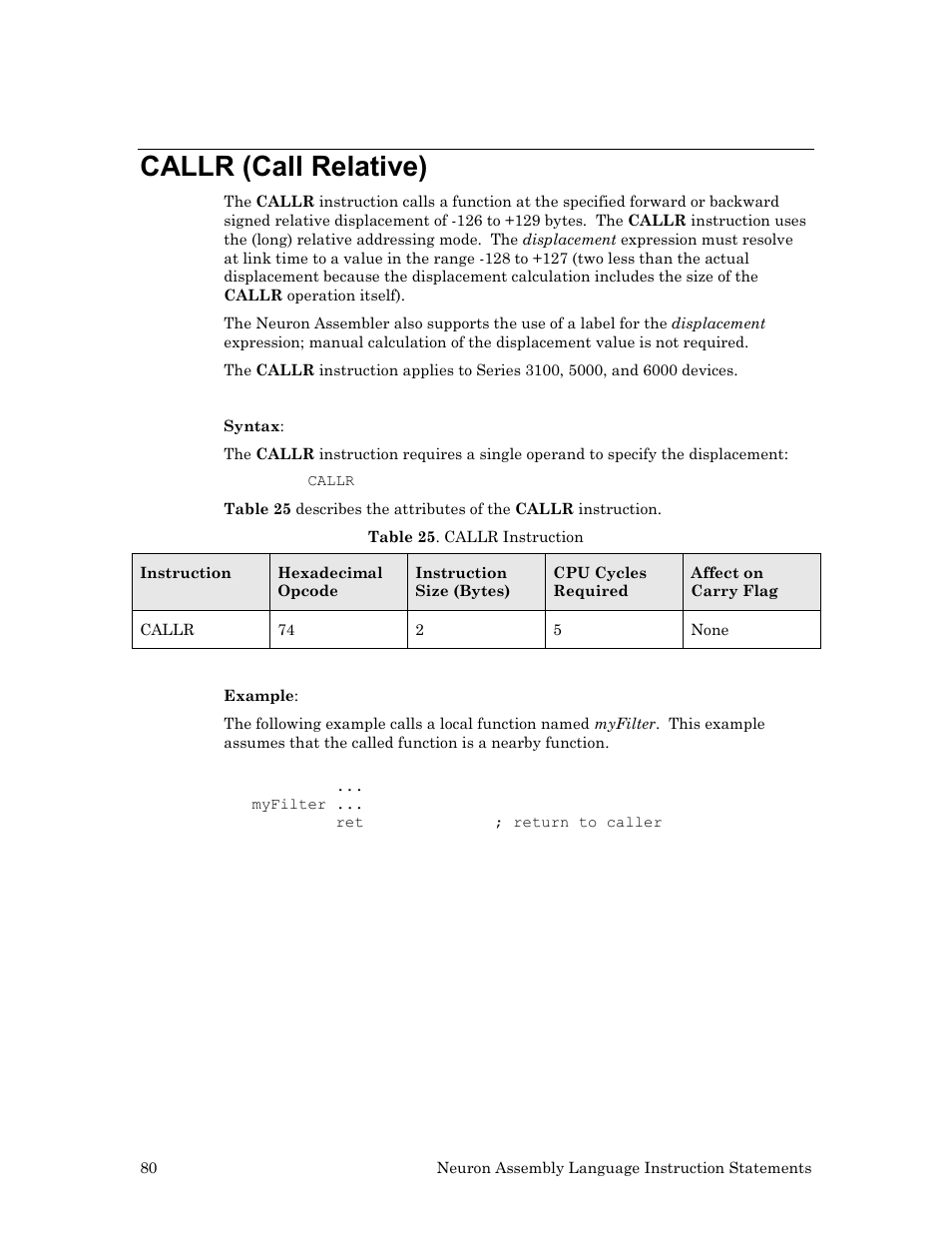 Callr (call relative) | Echelon Neuron User Manual | Page 90 / 237
