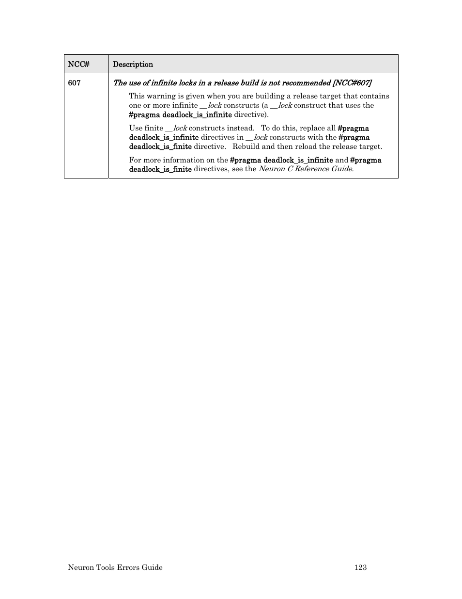 Echelon Neuron User Manual | Page 131 / 180