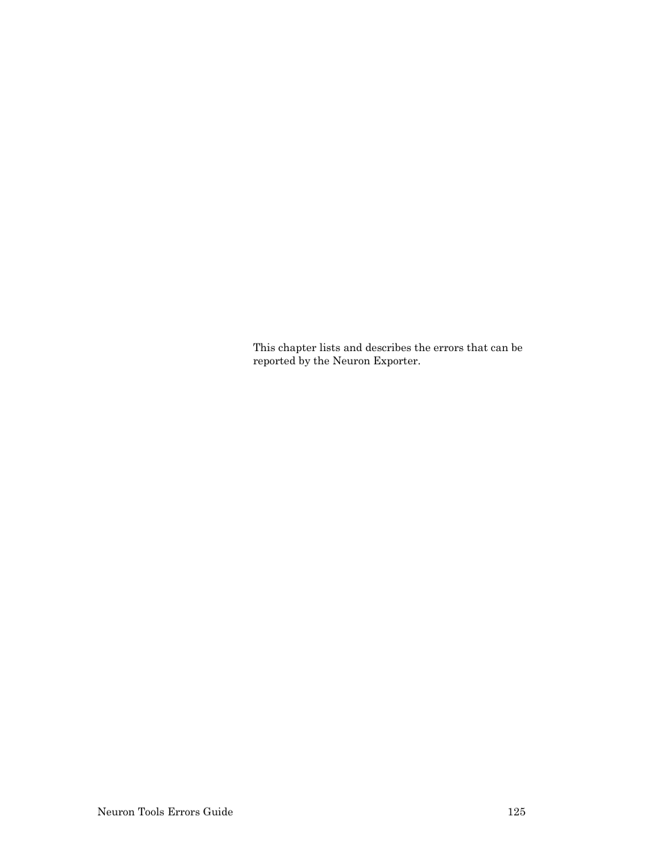 Chapter 8, Chapter, R 8. neuron exporter errors (nex) | Neuron exporter errors (nex) | Echelon Neuron User Manual | Page 133 / 180