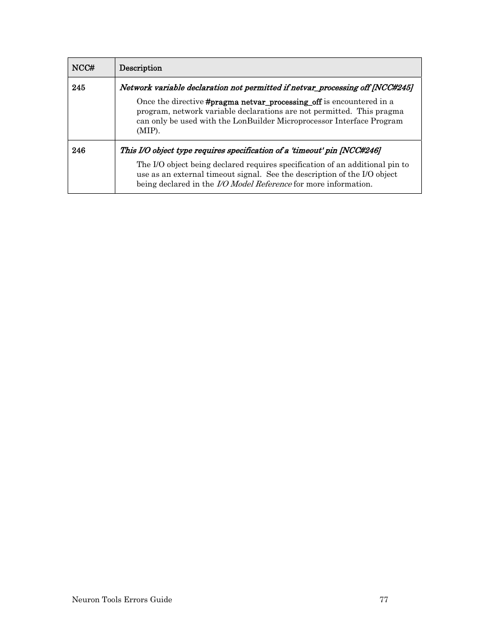 Echelon Neuron User Manual | Page 85 / 180