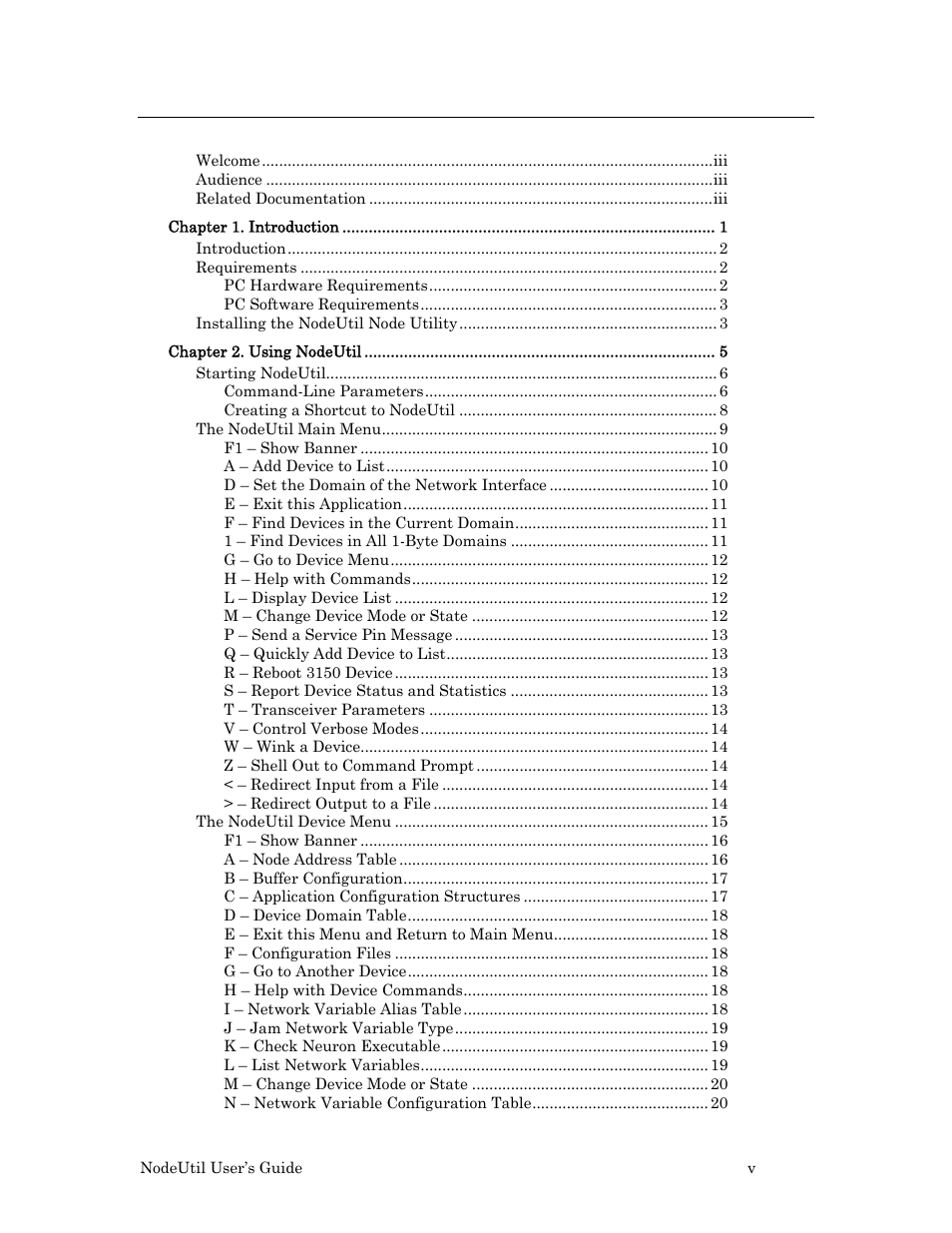 Echelon NodeUtil Node Utility User Manual | Page 5 / 40