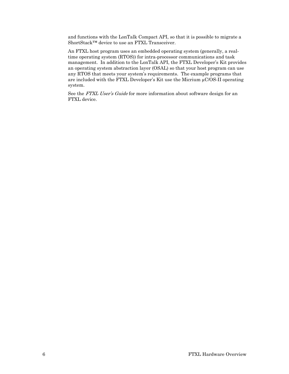Echelon FTXL Hardware User Manual | Page 14 / 92
