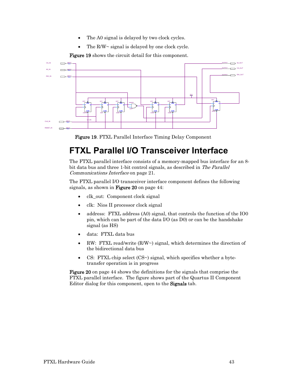 Ftxl parallel i/o transceiver interface, The parallel communications interface | Echelon FTXL Hardware User Manual | Page 51 / 92