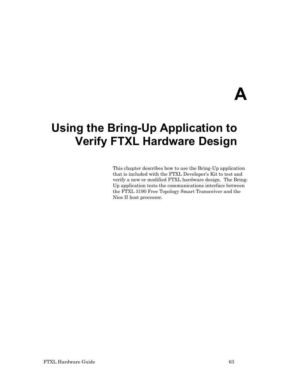 Design, 63, for m | Echelon FTXL Hardware User Manual | Page 71 / 92