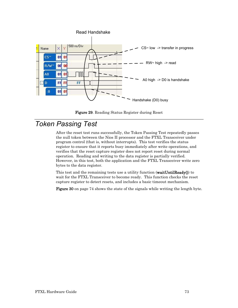 Token passing test | Echelon FTXL Hardware User Manual | Page 81 / 92