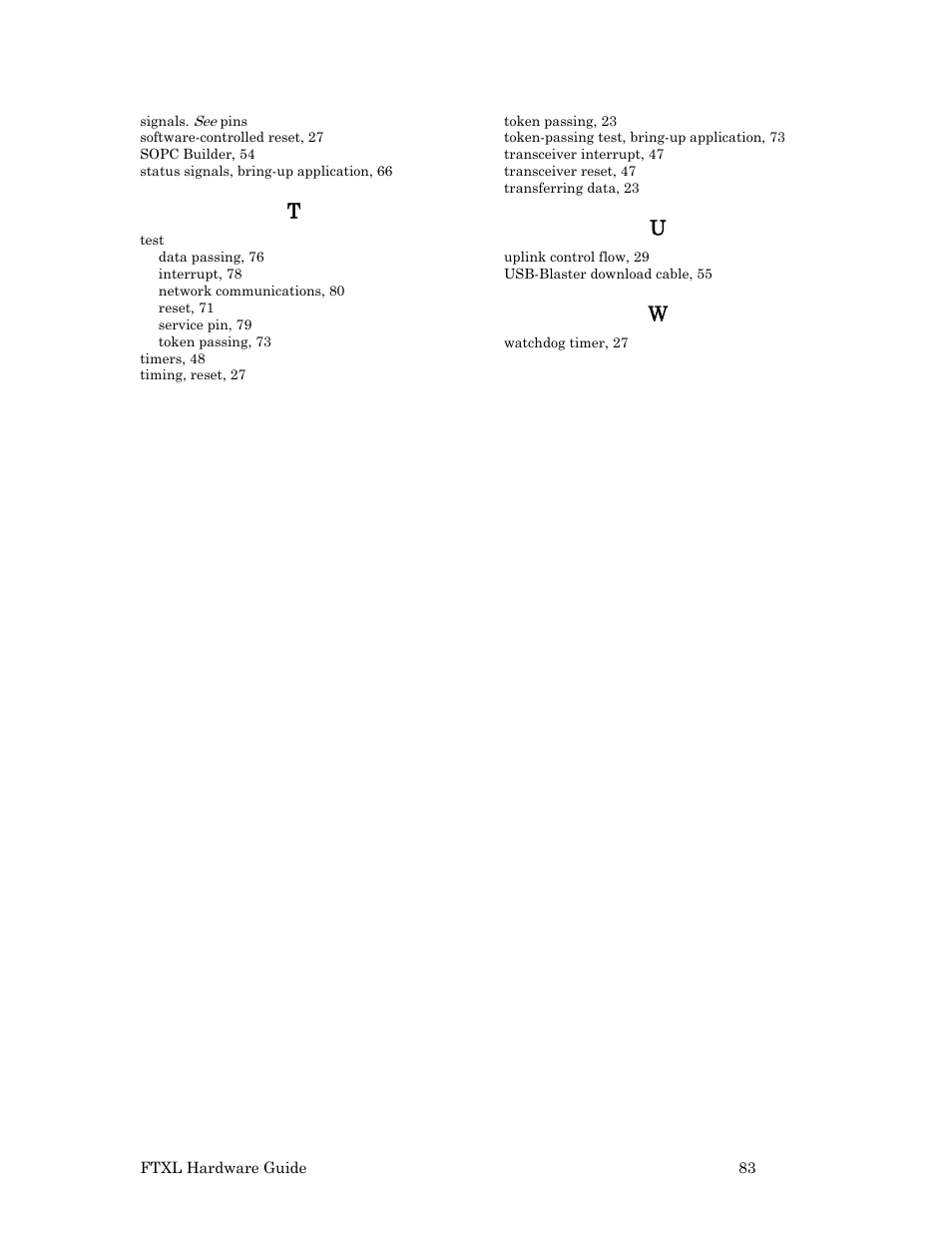 Echelon FTXL Hardware User Manual | Page 91 / 92