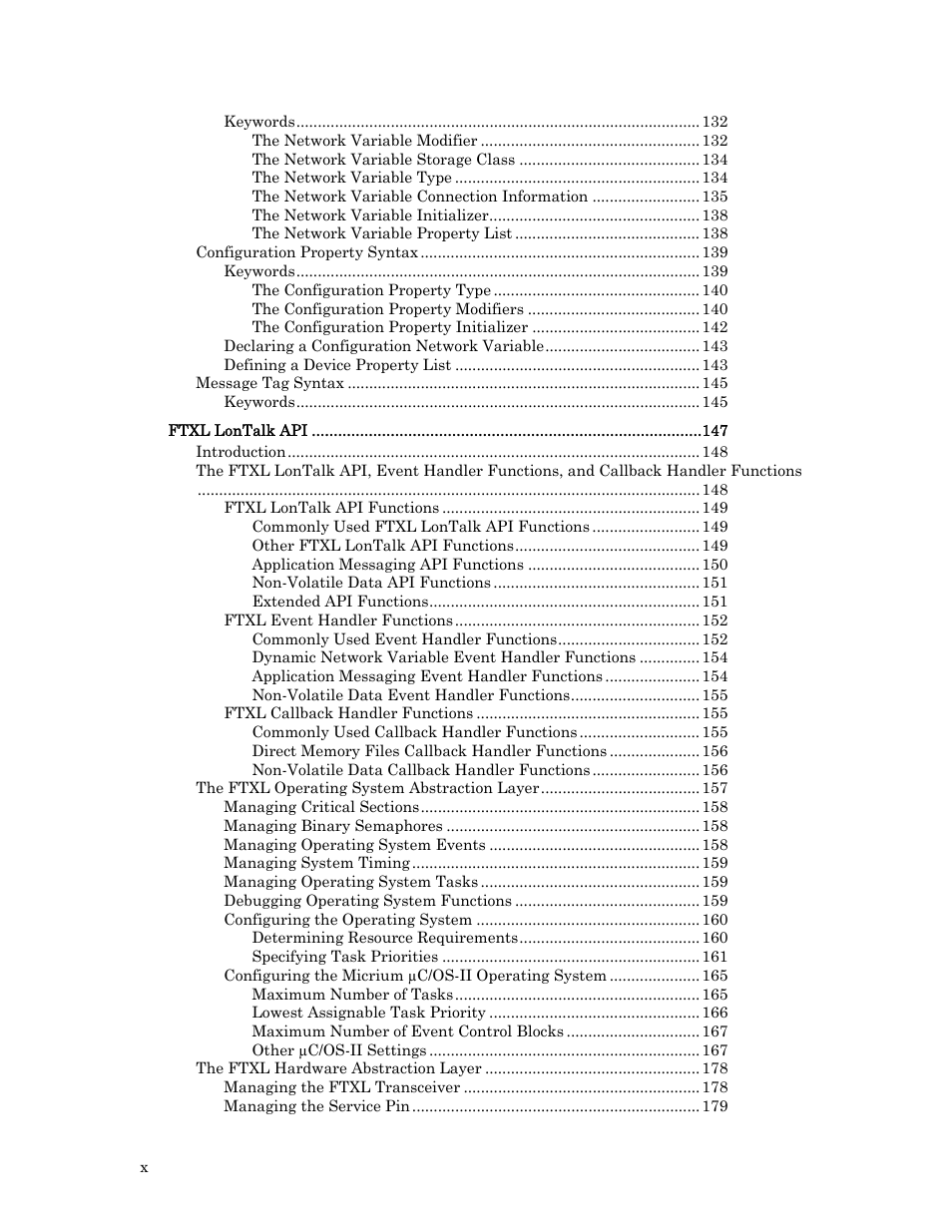 Echelon FTXL User Manual | Page 10 / 261