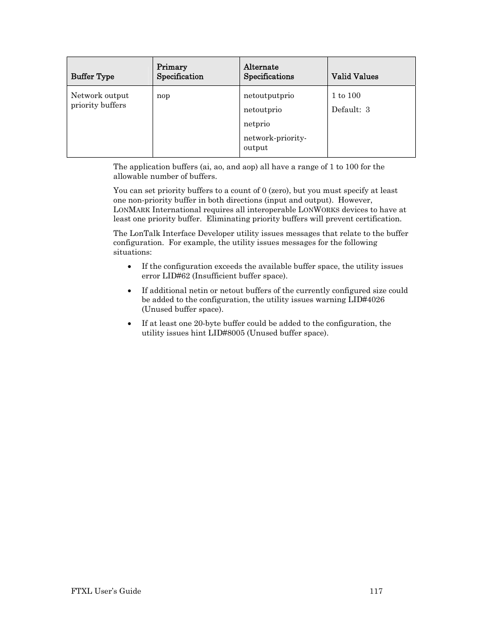 Echelon FTXL User Manual | Page 129 / 261