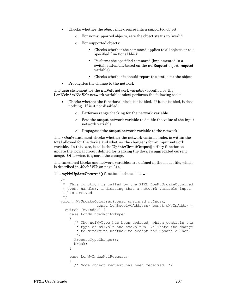 Echelon FTXL User Manual | Page 219 / 261