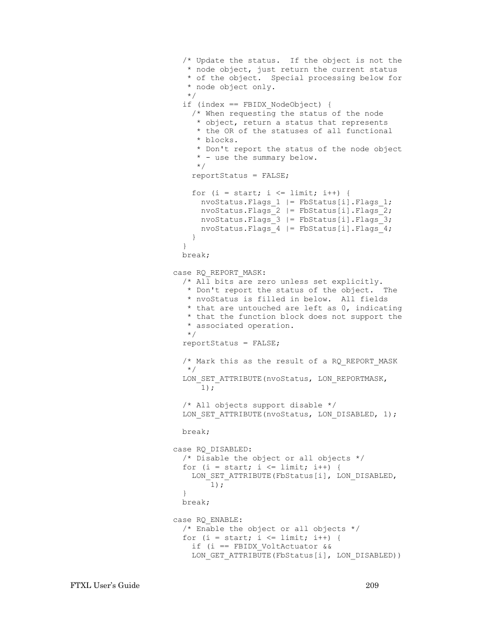 Echelon FTXL User Manual | Page 221 / 261