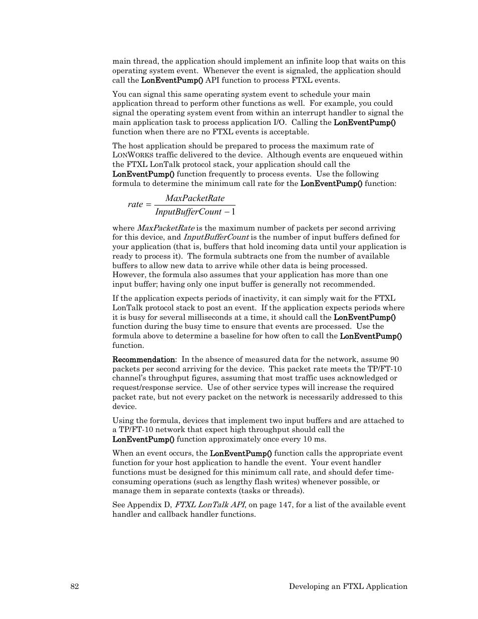 Echelon FTXL User Manual | Page 94 / 261