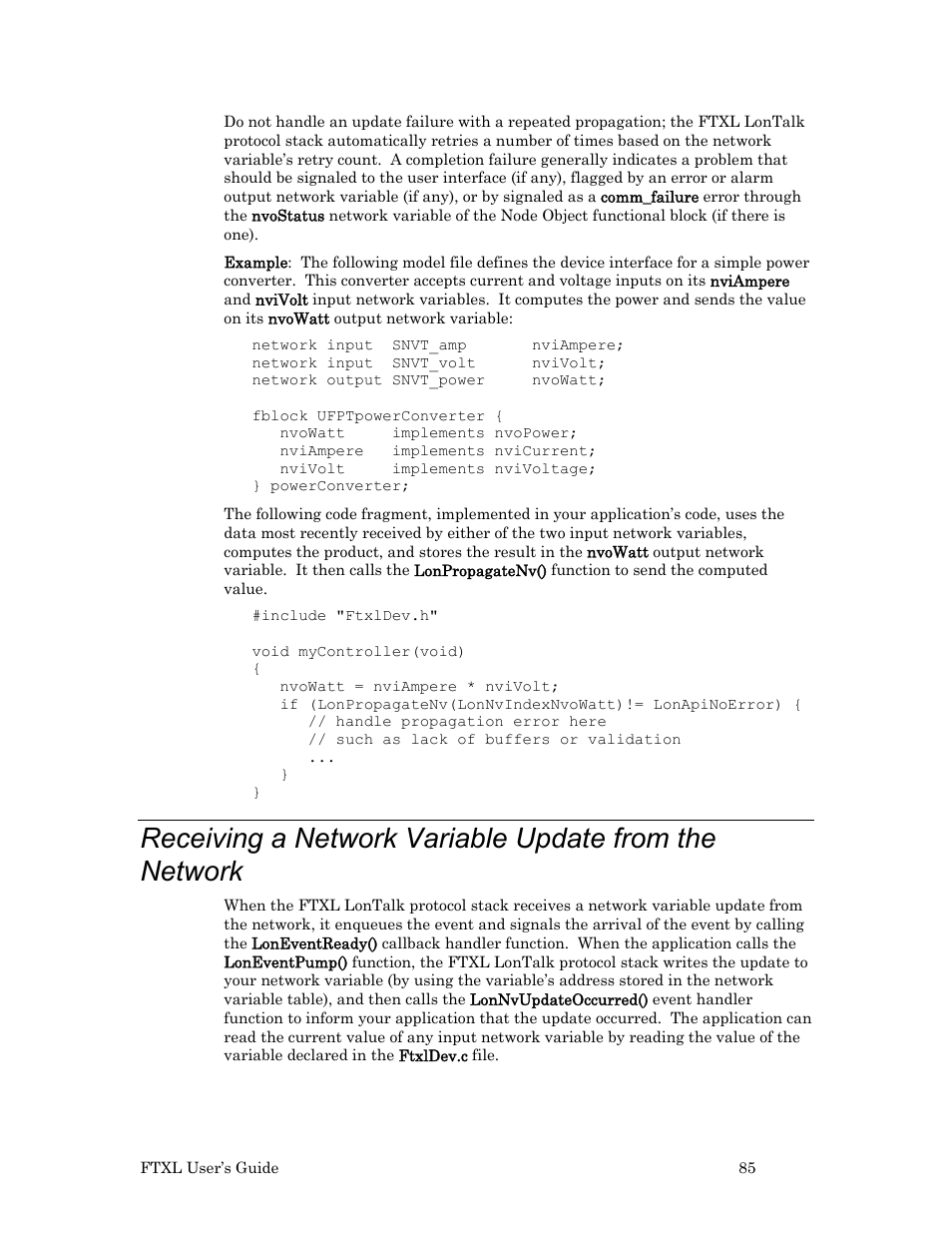 Echelon FTXL User Manual | Page 97 / 261