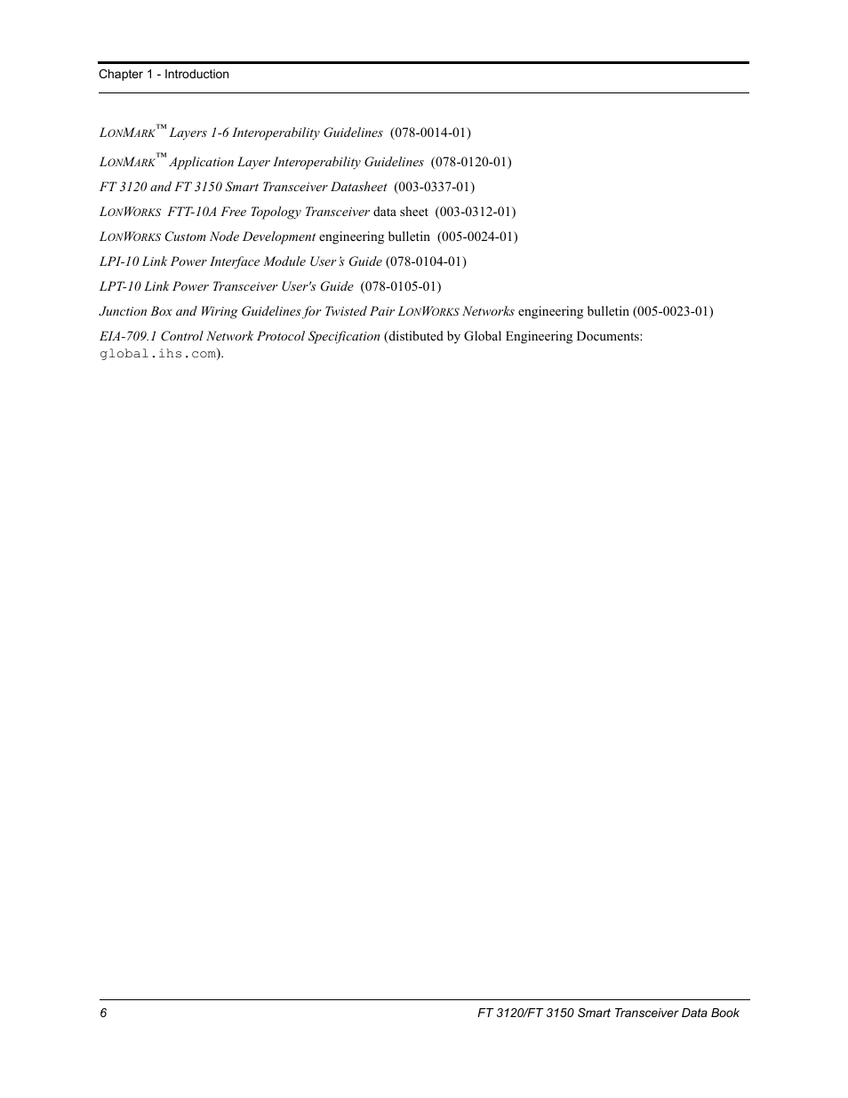 Echelon FT 3150 Smart Transceiver User Manual | Page 12 / 157