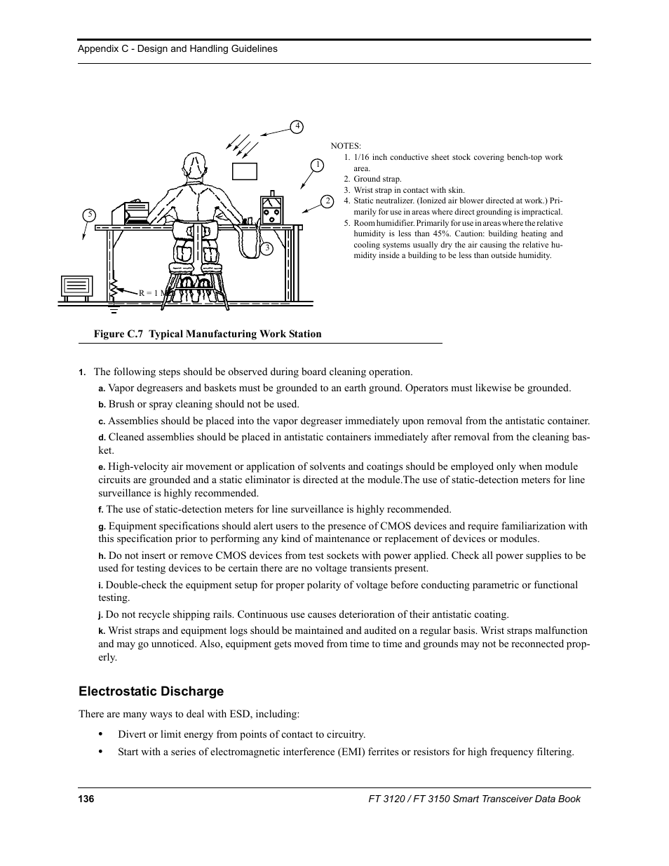 Electrostatic discharge | Echelon FT 3150 Smart Transceiver User Manual | Page 142 / 157