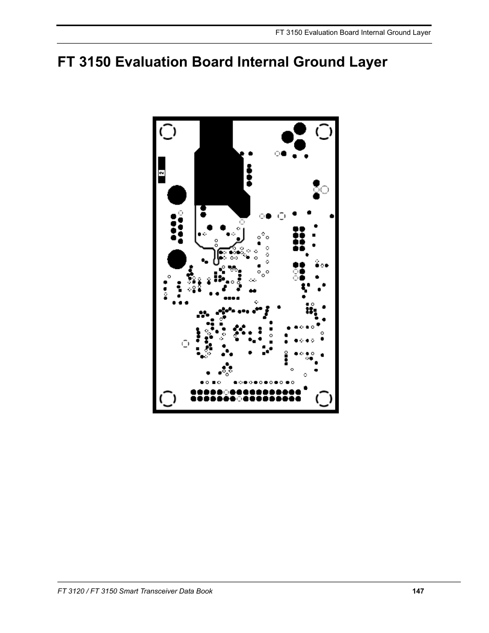 Ft 3150 evaluation board internal ground layer | Echelon FT 3150 Smart Transceiver User Manual | Page 153 / 157