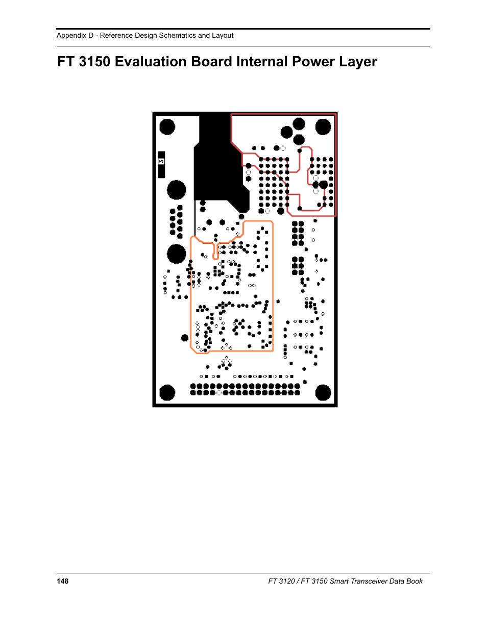 Ft 3150 evaluation board internal power layer | Echelon FT 3150 Smart Transceiver User Manual | Page 154 / 157