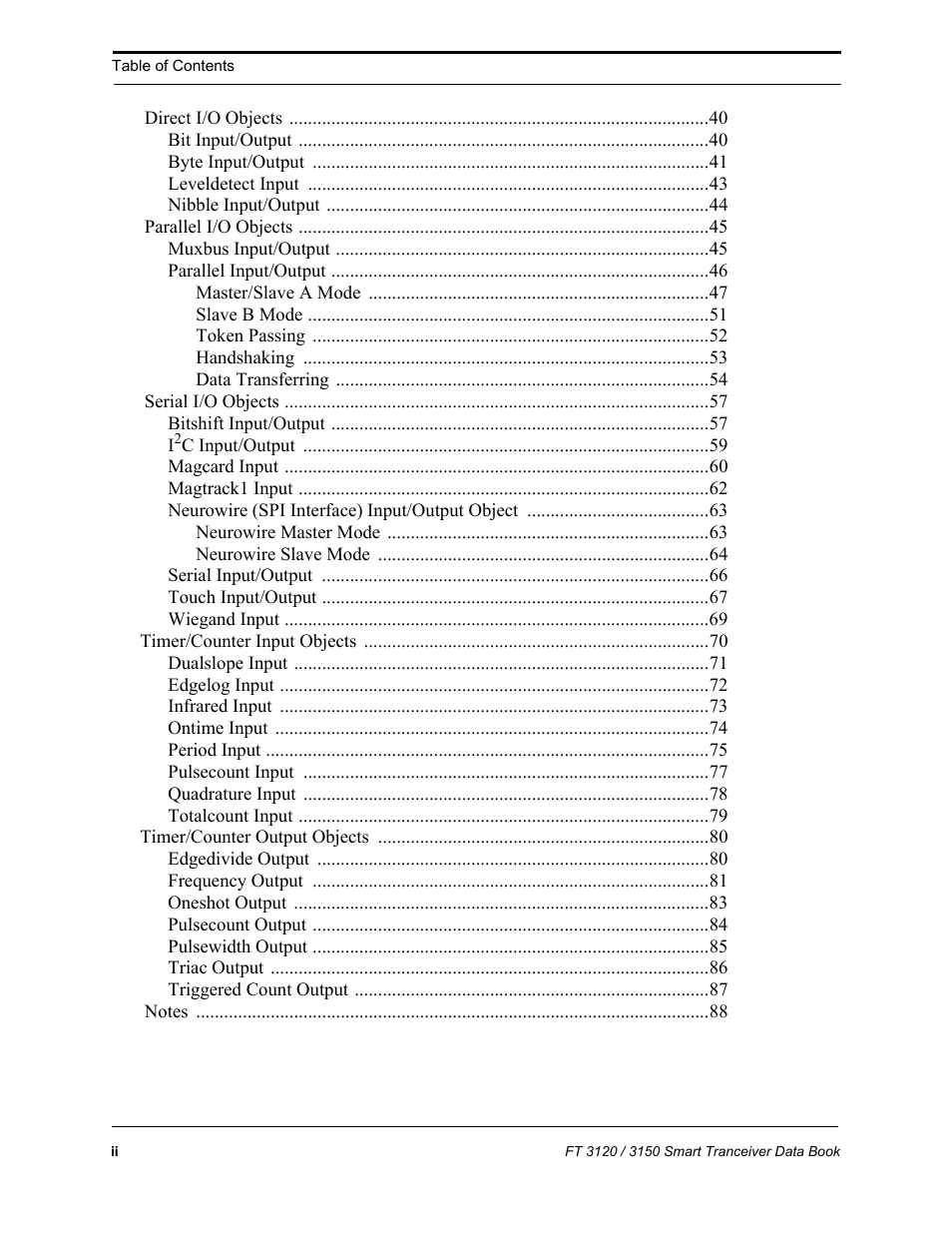 Echelon FT 3150 Smart Transceiver User Manual | Page 4 / 157