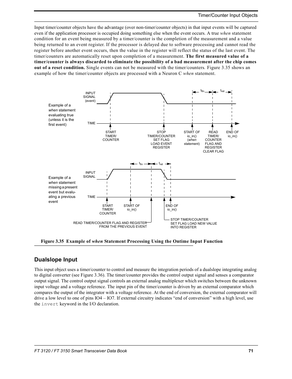 Dualslope input | Echelon FT 3150 Smart Transceiver User Manual | Page 77 / 157
