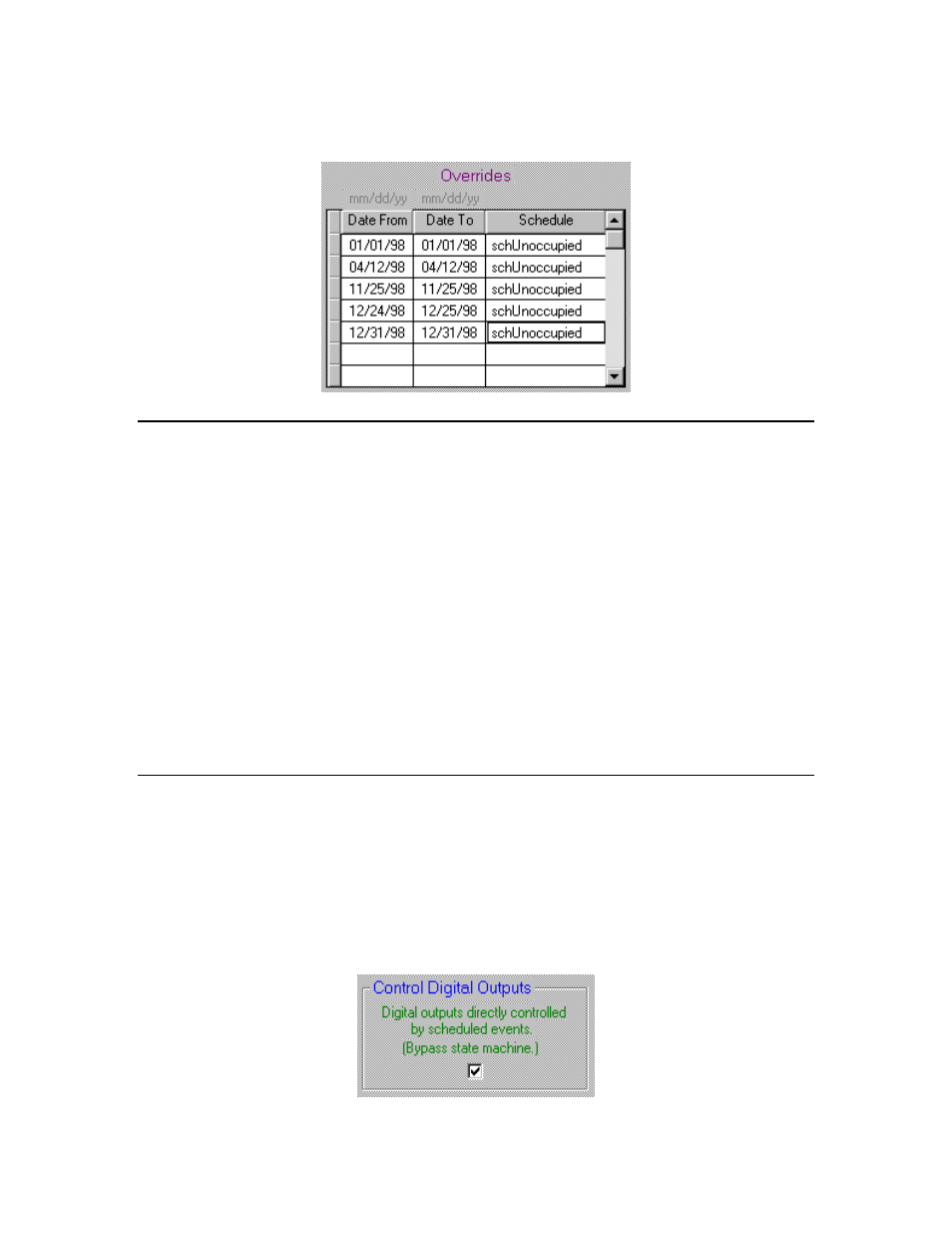 Configuring the state machine functional block, Configuring a digital output schedule | Echelon LonPoint Application and Plug-In User Manual | Page 127 / 191