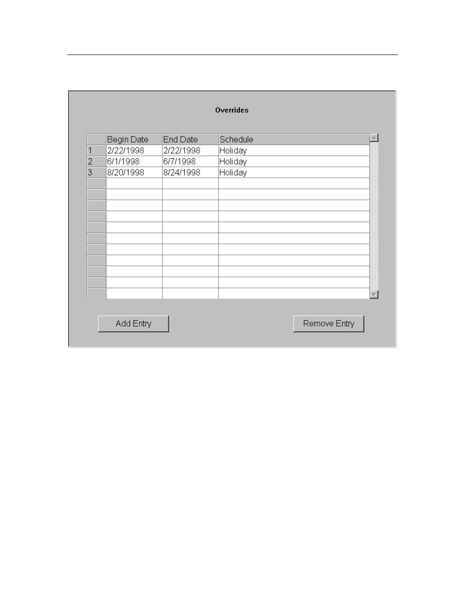 Modifying schedule overrides | Echelon LonPoint Application and Plug-In User Manual | Page 152 / 191